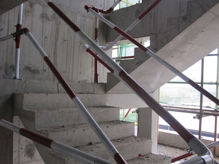 郭家庄B地块棚户区改造项目安置房8#楼楼梯及扶手（一）
